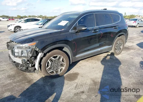 2022 Hyundai Santa Fe Hybrid Sel Premium из США, поврежденный, VIN KM8S3DA15NU035188